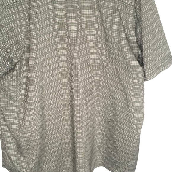 5.11 Tactical Shirt Mens Extra Large Gray Plaid Short Sleeve Button Up Outdoor - Picture 7 of 13